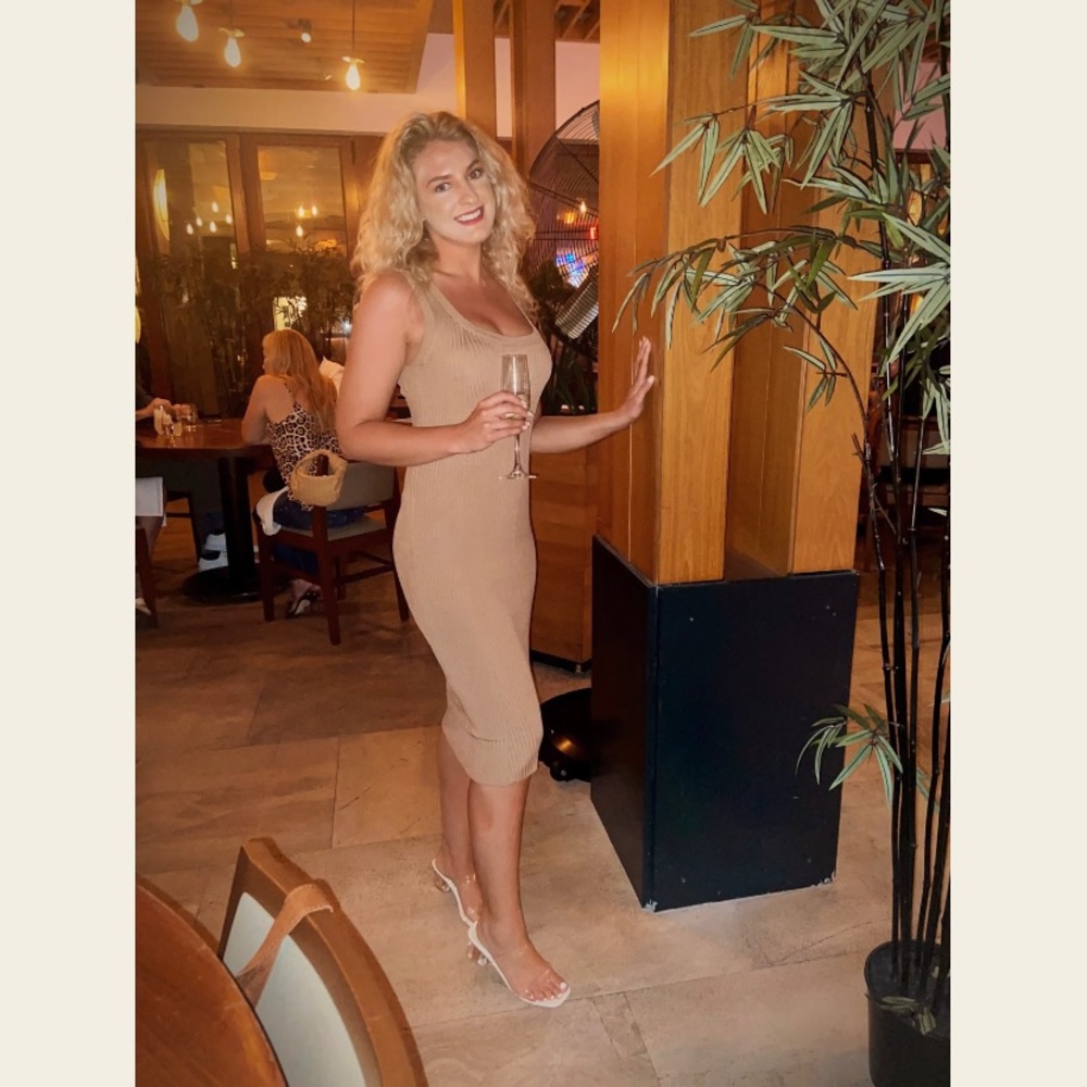 H&M bodycon sweater dress